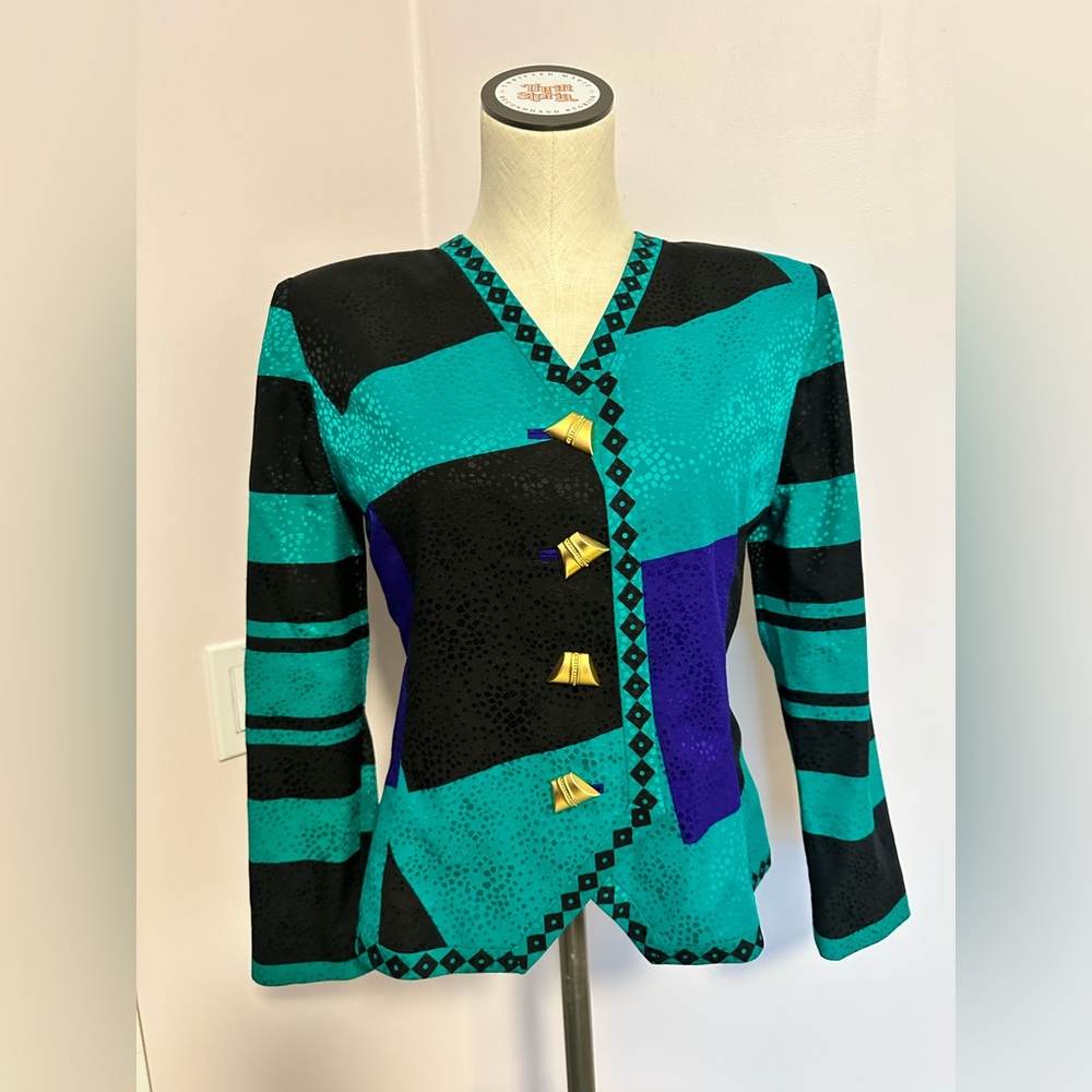 Vintage Richard Warren Petites Bold Evening Jacket